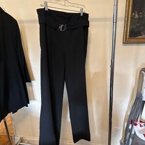Kenar Women’s Wide Leg dress pant/trousers Size 10 Black